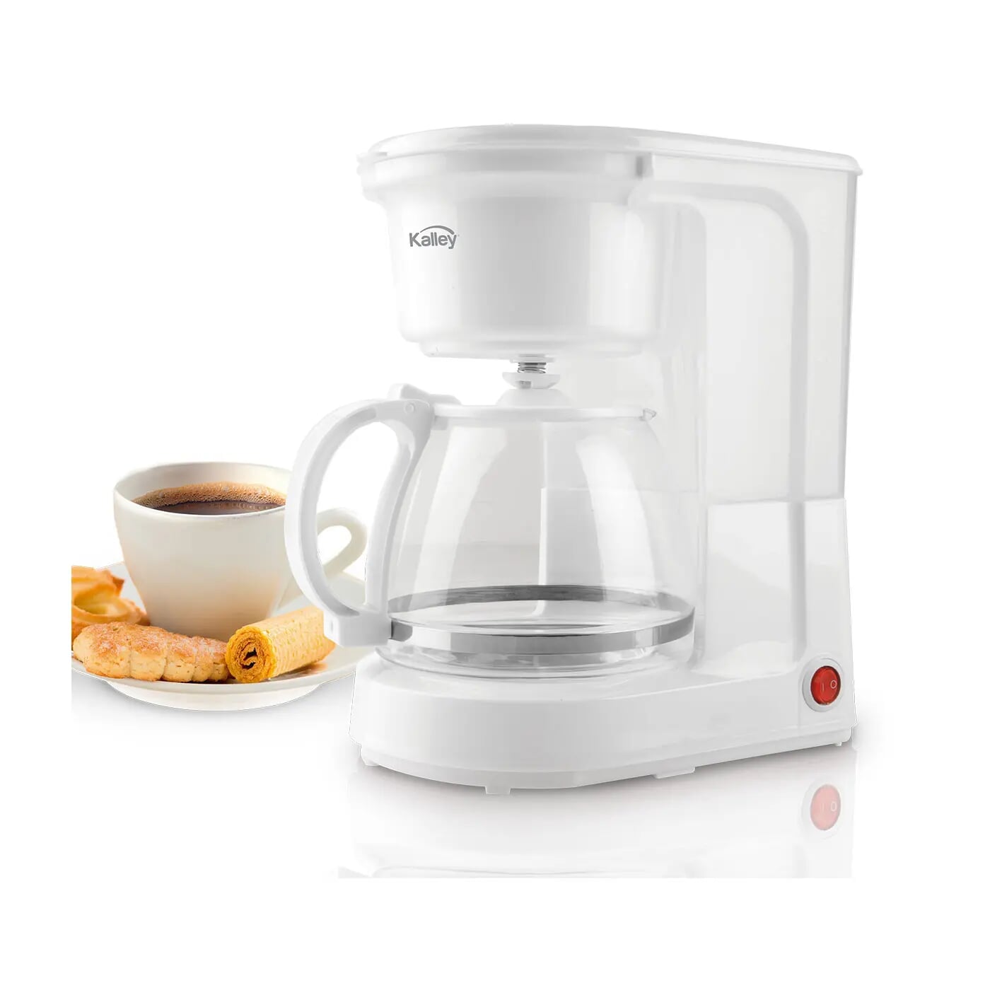 CAFETERA KALLEY 100K 8TZ BLANCA